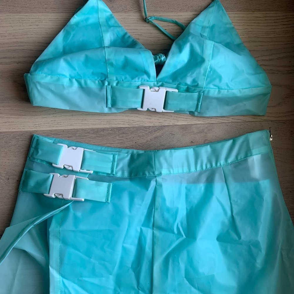 iHeartRaves Clasp Skirt and Triangle Top Set